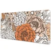Decormat Podloga za pisalno mizo Oranžne vrtnice 120x60 cm