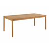 Miza Oakland 1023 Hrast, 75x100x200cm, Naravni furnir, Naravni furnir