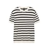 Pull&Bear Pulover črna/bela