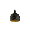 Viseća lampa Roccaforte 1 crna
