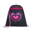 Belmil Sportka torba za devojčice Dark pinky 336-91, Crno-roze