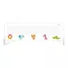 Asalvo ogradica za krevet 2u1 Animals White 13507