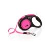 FLEXI Povodac za pse New Neon S 5m roze