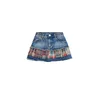 Desigual Krilo moder denim / svetlo modra / rdeča / črna