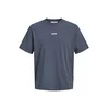 JACK & JONES Majica JCOCLUB ecru / temno modra / bela