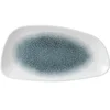 CHURCHILL Raku Topaz Blue plitev krožnik, geo, dolžina: 300 mm, širina: 155 mm (12 kos)