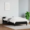 Okvir za krevet s uzglavljem bez madraca crni 80x200 cm