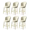 HANAH HOME Set 6 barskih stolica Alte Cream Gold