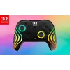 Turtle Beach Afterglow Wave brezžični igralni plošček v črni barvi za Nintendo Switch 2