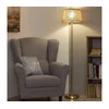 Brilagi - LED podna lampa CERIA 1xE27/20W/230V prečnik 35 cm bež/zlatna
