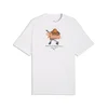 PUMA Junior Varsity I Relaxed Basketball Tee Men, Sports, White, L