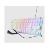 Trust GXT 798 2-in-1 Gaming set/TKL/US/bela Tastatura+miš ( 25587 )