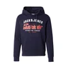 JACK & JONES Majica mornarska/krvavo rdeča/bela