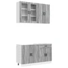 Kuhinjska jedinica PORTO 4 pcs Siva Sonoma Konstruirano drvo