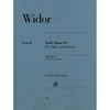 WIDOR:SUITE OP.34 FOR FLUTE AND piano