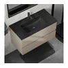 Kopalniška omarica z umivalnikom KENWOOD 91 cm marakesh/črna