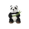 Plišasta panda z listom 18 cm
