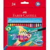 Barvice akvarelne set - 24 barv - papirnata embalaža (Faber)
