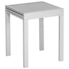 Gardenson Raztegljiva Vrtna Miza Ambia, Steklo, Aluminij, 65-130x65