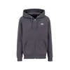 ALPHA INDUSTRIES Majica Basic Zip temno siva