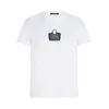 Karl Lagerfeld Majica antracit / bela
