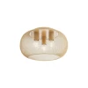 Redo 01-3139 - Plafonska lampa CROKET, 3x E27 (maks. 42 W), 230 V, prečnik 40 cm, zlatna