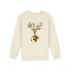 Life-Tree Majica Kids Unisex Weltenbaum naravno bela