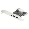 IEEE 1394a Interface Card, PCIexpress, 4 Port 1x ext. 1394mini, 2x ext./1x int. 1394a Ports