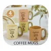 Set keramičkih šolja 4/1 340ml 4177