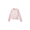 MANGO KIDS Majica NYC roza/off-bela