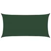 vidaXL vidaXL Senčno jadro 160 g/m2 temno zeleno 2x3,5 m HDPE, (20965164)