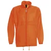 VJETROVKA S KAPULJAČOM ZIP UNISEX B&C SIROCCO NARANČASTA S