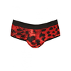 Muške gaće Savage Jock Bikini, Crveno-crne