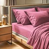 Tonne Rosse - Fitted Sheet u Prašnjavoj Roze Boji