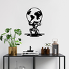 Opviq Zidna dekoracija Atlas-461, 49x70 cm, 1.5 mm, Crna