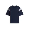 Tommy Jeans Majica VARSITY marine/bela