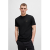 BOSS za moške. 50506373 Elastična majica črna (XL), Črna, Priložnostno, Bombaž, Kratek rokav