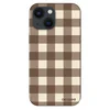 Fashion Case za Apple iPhone 13 mini - Brown grid