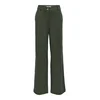 ONLY Hlače ONLPOPTRASH-TAILORED temno zelena