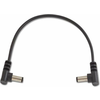 RockBoard Power Supply Cable Black 15 cm angled/angled