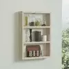 Hanah Home Zidna polica Pr1-T, 43.2x60x9 cm,Krem