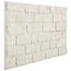 Zidne panele 10 pcs Bijela 100 x 50 cm EPS pjena