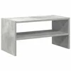 vidaXL Regal za čevlje zložljiva betonsko sivo 60x30x30,5 cm
