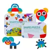 Logična figura puzzle Montessori lesena igrača