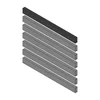 Aluminijasta ograja, profil 40x20mm, zidarska letev, antracit - 990