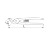 Makaze za lim IDEAL - 568R/7P