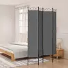 Vidaxl vidaXL 4-delni paravan, antracit, 160x220 cm, blago