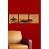 Wallity Zidni sat 3P2828CS-7, 90x28 cm, 3 dela