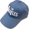 The Beatles Unisex Baseball Cap: Drop T Logo Denim Blue
