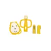 MatchStick Monkey darilni set - Leo lev - yellow